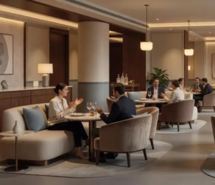 Příjemná a světlá atmosféra restaurace Vltavera